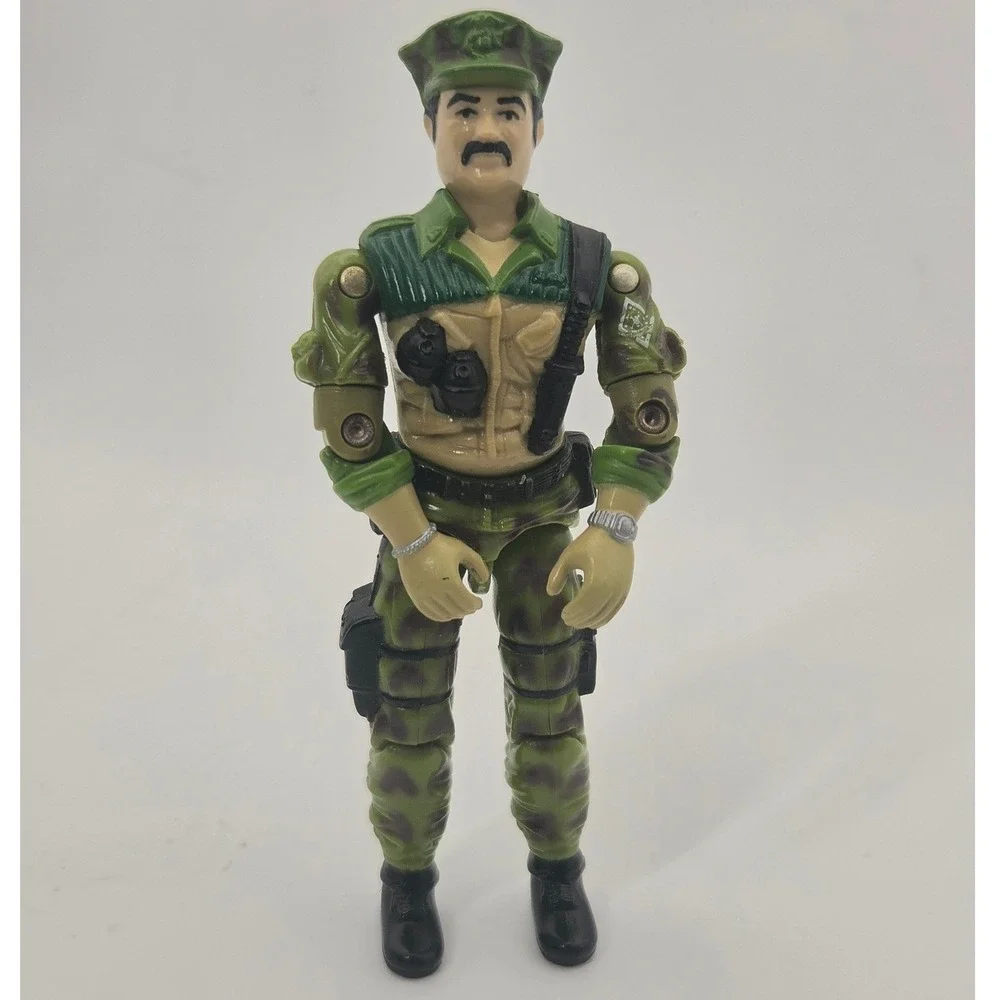 Vintage 1986 Hasbro GI Joe Leatherneck Action Figure ARAH C8 Missing Gear